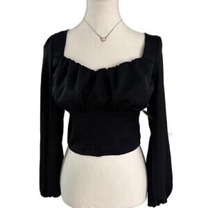 Altard State Black Going Out Top Womens size small new with tag